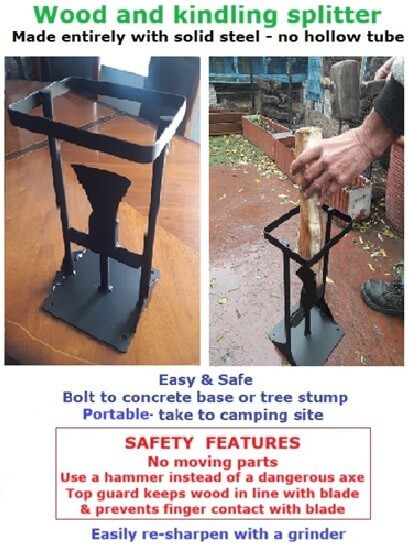 wood splitter pamphlet image